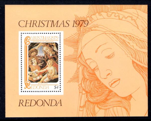 Redonda Christmas 1979 Souvenir Sheet MNH VF