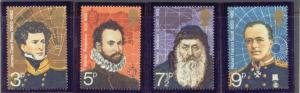 GREAT BRITAIN  664-67 MNH 1972 POLAR EXPLORERS