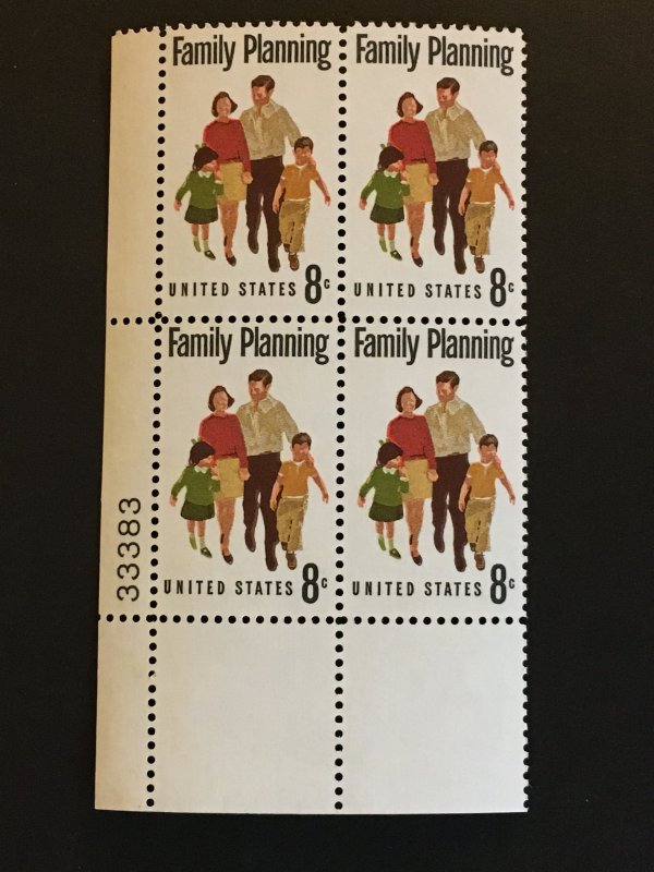 Scott # 1455 Family Planning, MNH Plate Block of 4