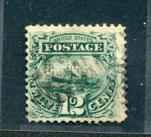 UNITED STATES (US) 117 USED, F-VF , LIGHT CANCEL, ship