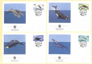 Faroe Islands WWF World Wild Fund for Nature FDC whales