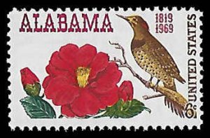 PCBstamps   US #1375 6c Alabama Statehood, MNH, (20)