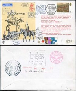 C65c To London by Horse Signed by Brigadier General Eitan Barak (O)