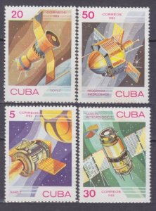 1983 Cuba 2734-2737 Satellites 3,60 €