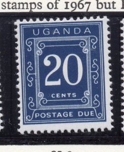 Uganda 1969 Early Issue Fine Mint Hinged 20c. 265268