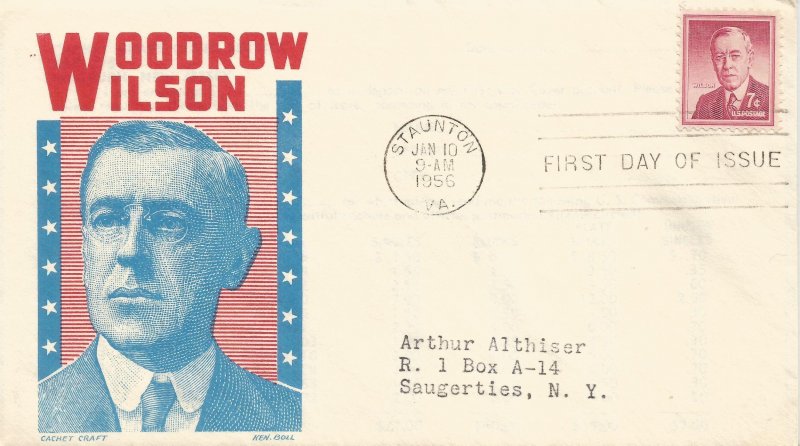 Woodrwo wilson Liberty 47 cent FDC #!