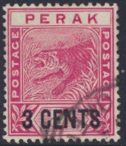 Perak  Malaya  SC#  46 Used  see details & scans