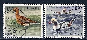 Iceland 1988: Sc. # 665-666; O/Used Cpl. Set