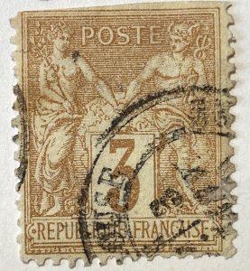 AlexStamps FRANCE #89 F Used