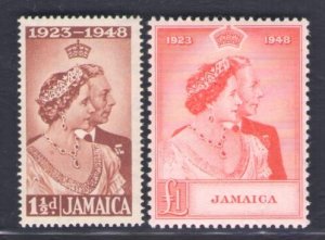 1948 Jamaica, Stanley Gibbons # 143/44 - MNH**