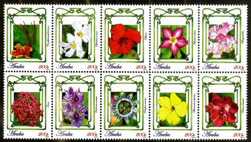 ARUBA 368 S/S MNH SCV $22.50 BIN $13.00