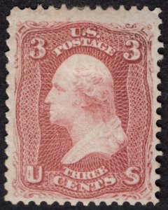 US #65 Very Fine. w/Original Gum. Hinged.