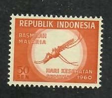 Indonesia;  Scott 502; 1960; Unused; NH