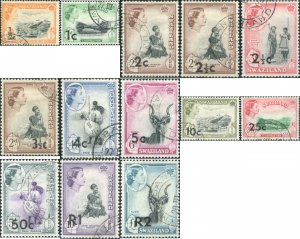 772556 USED SWAZILANDIA 1961 SERIE BASICA