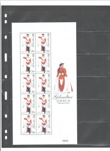 GIBRALTAR, 1998 #760 -  763, MNH;  FULL SHEETS,