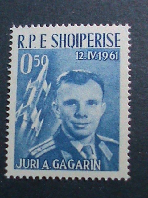 ​ALBANIA-1961 SC# 604-6 1ST SPACE HEROES-YURI GAGARIN & VOSTOK- MNH VERY FINE