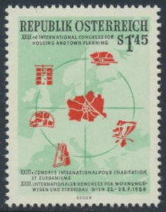 Austria    SC# 612   MVLH   Housing  see details and scans 