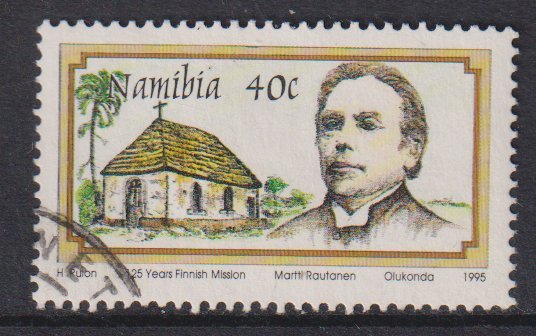 Namibia  #783 used 1995  Finnish Mission 40c