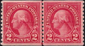 599 Mint,OG,NH... Line Pair... SCV $4.50