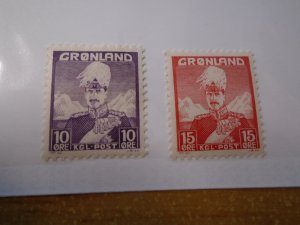 Grreenland  #  4-5  MNH