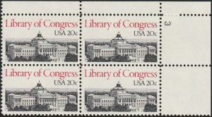 2004 MNH UR PB(4) Library of Congress - no per item S&H fee