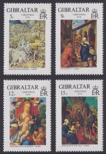 Gibraltar 412-415 Christmas Dürer set 4 MNH 1978