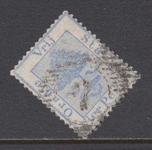 Orange Free State SG 19 used. 1878 2p ultramarine, Numeral 7 cancel, sound, F-VF