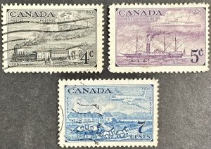 Canada #311-313 Used F/VF 1951 [R1206]