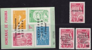 1963 PANAMA, YT 263 + PA 286/287 + BF 13 ASTRONAUTS MNH/**