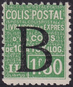 France 1936 Yt 106 parcel post MH* B overprint