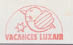 Meter cover Luxembourg 1990 Luxembourg Airline