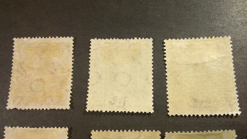 Mexico 1910 Classic Scott# 310-12; 314; 316-17 OG VF-XF Hinged/Rems set of 6
