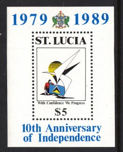 St Lucia 936 Souvenir Sheet MNH VF