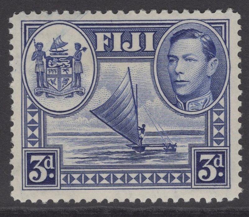 FIJI SG257 1938 3d BLUE MTD MINT