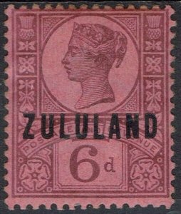 ZULULAND 1888 QV GB 6D 