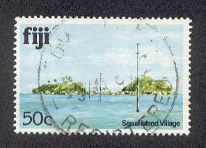 Fiji # 422 Used Island Village