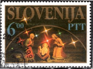 Slovenia 1992: Sc. # 147; Used Single Stamp