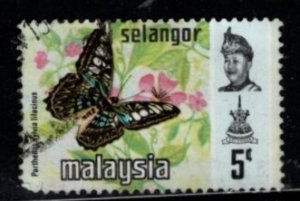 Malaysia - Selangor  #130b Butterfly Type (Photo) - Used