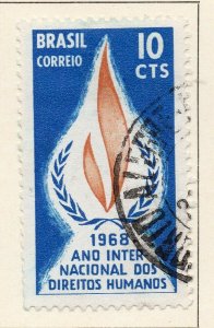 Brazil 1968 Early Issue Fine Used 10c. NW-98683