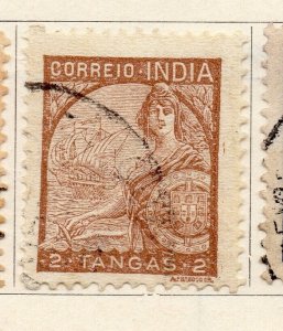 Portuguese India 1933-34 Early Issue Fine Used 2T. NW-265467