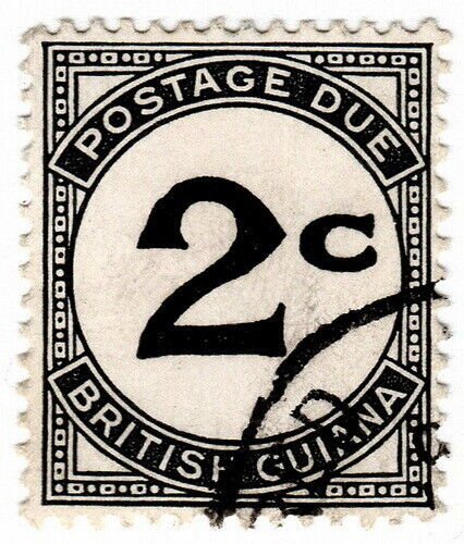 (I.B) British Guiana Postal : Postage Due 2c