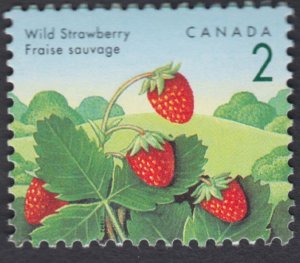 Canada - #1350 Edible Berries - Wild Strawberries - MNH