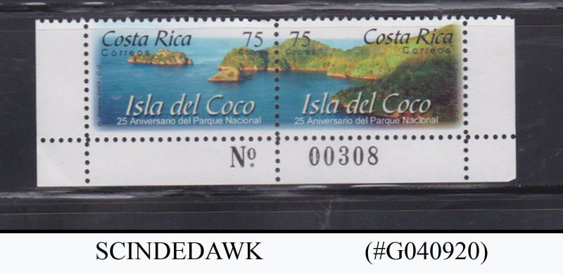 COSTA RICA - 2003 COCO ISLAND NATIONAL PARK 2V MNH