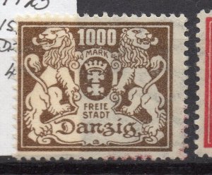 Danzig 1923 Early Issue Fine Mint Hinged 1000M. NW-11006