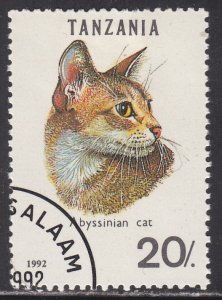 Tanzania 967A Abyssinian Cat 1992