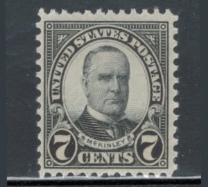 United States 1927 William McKinley 7c Scott # 639 MNH