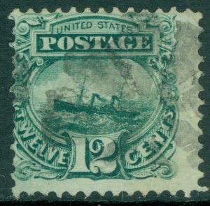 EDW1949SELL : USA 1869 Scott #117 Used. Fresh. Catalog $125.00.