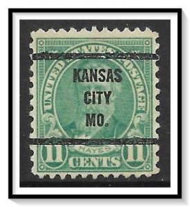 US Precancel #692-63 Kansas City MO Used