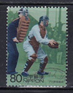 Japan 2000 Sc#2693f Formation of Tokyo Baseball Club, 1934 (1) Used