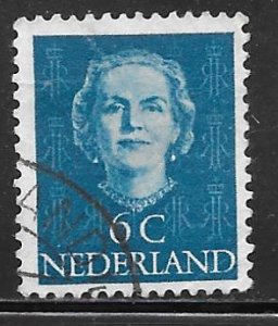 Netherlands 307: 6c Queen Juliana, used, F-VF